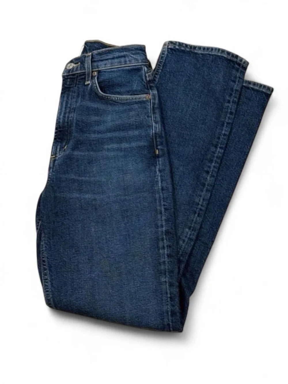 AGOLDE Stovepipe High Rise Straight Leg Jeans Discord 24 NWT